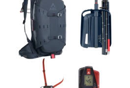 Location outil Pack sécurité avalanche (sac airbag dva evo 5 pelle sonde abs) près de Saint-Alban-Leysse