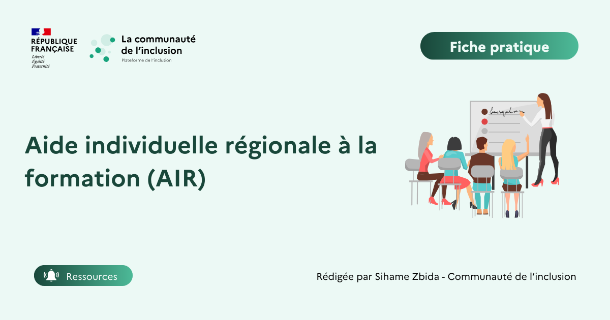 📚Aide individuelle régionale à la formation (AIR)