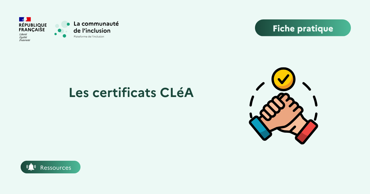 Les certificats cléA
