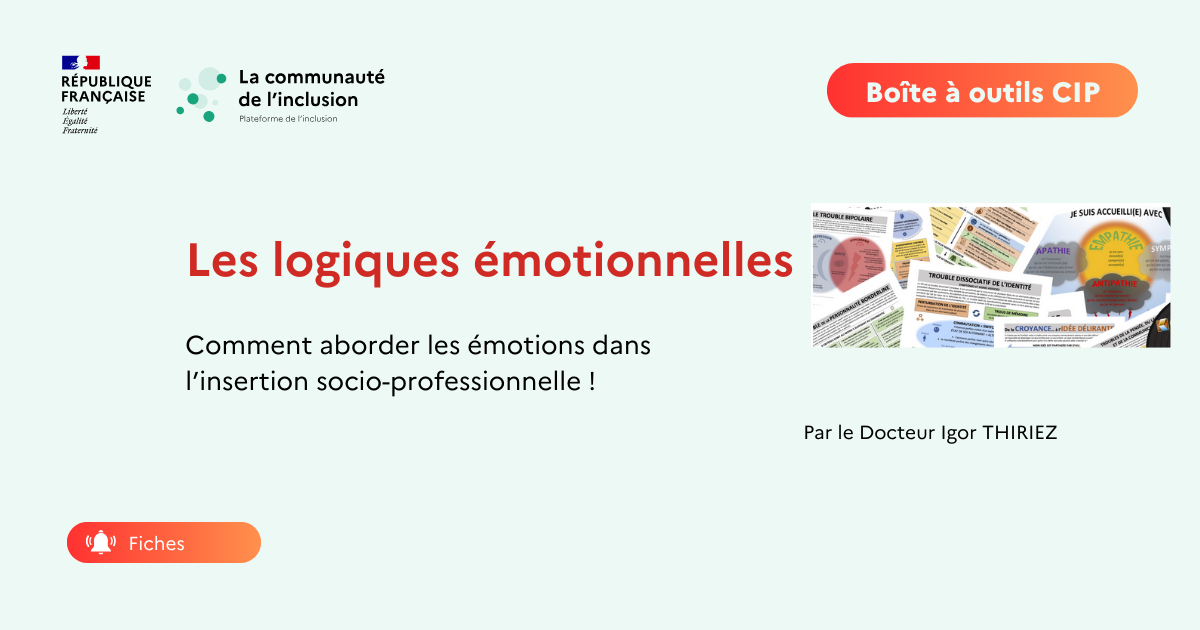 📁 Comment aborder les logiques émotionnelles dans l'insertion socio-professionnelle