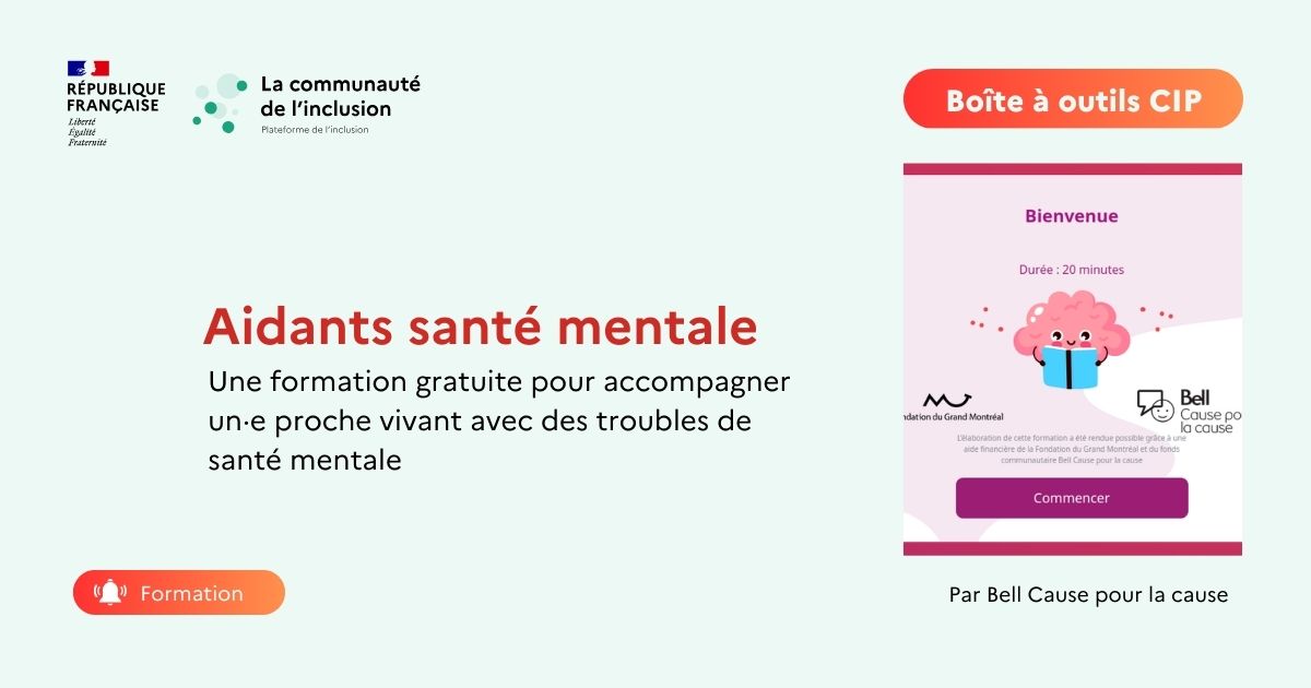Formation gratuite jeune aidant santé mentale