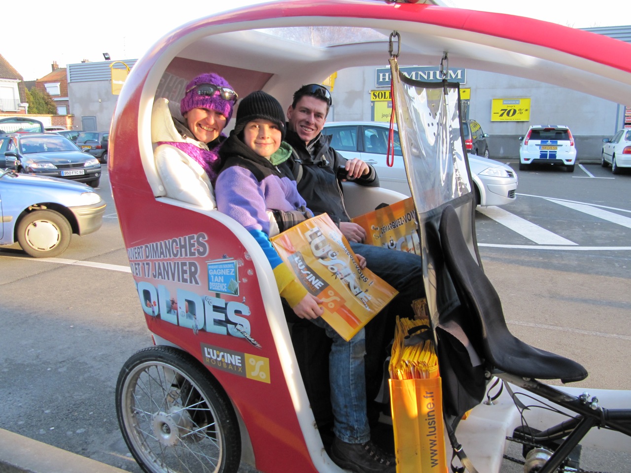 livraison de courses + passagers
