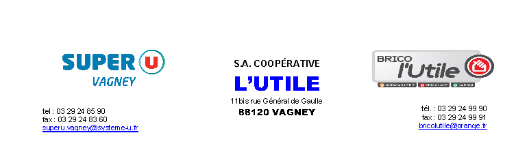 COOPERATIVE L'UTILE SA