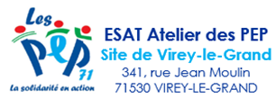 Logo de la structure ESAT ATELIER DES PEP Site de Virey-le-Grand