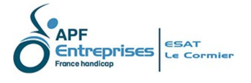 Logo de la structure ESAT APF LE CORMIER