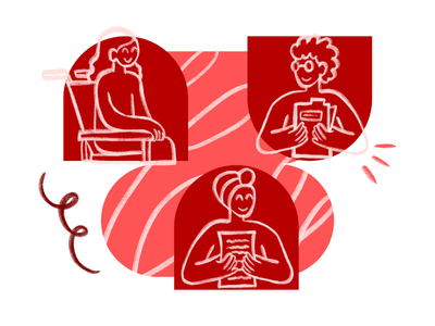 Schéma représentant des candidats et employés en structure d'insertion