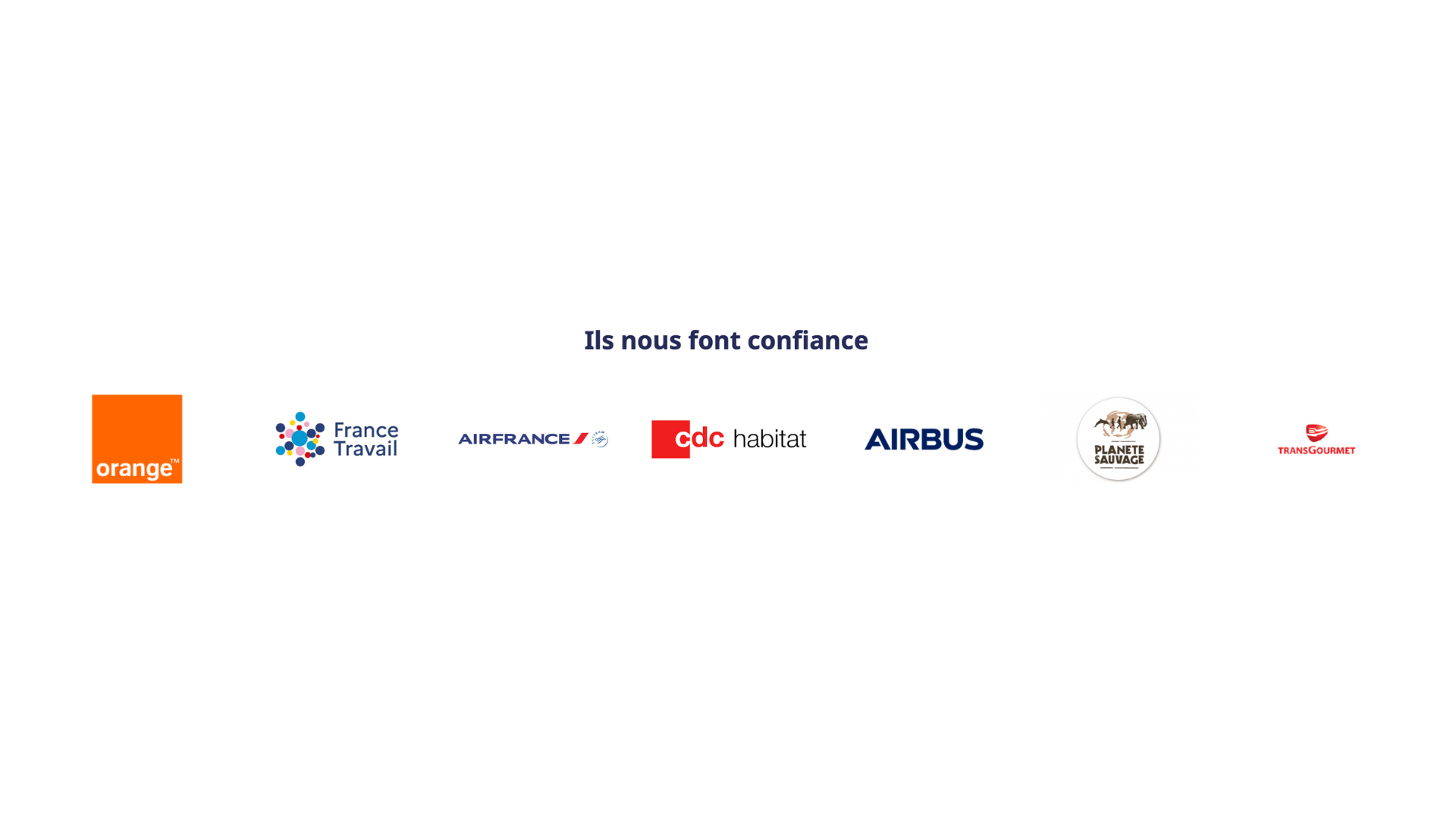 Logos des références clients Saprena