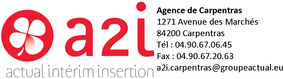 Logo de la structure Actual Intérim Insertion (A2i)