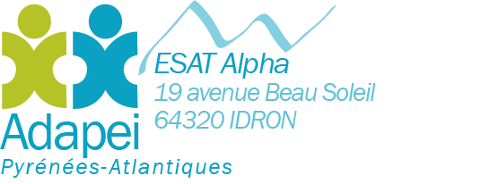 Logo de la structure ESAT ALPHA ADAPEI 64