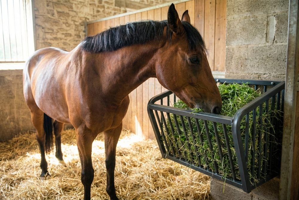 Alimentation foin pension chevaux