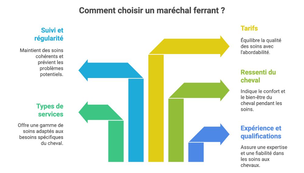 infographie choisir son marechal ferrant
