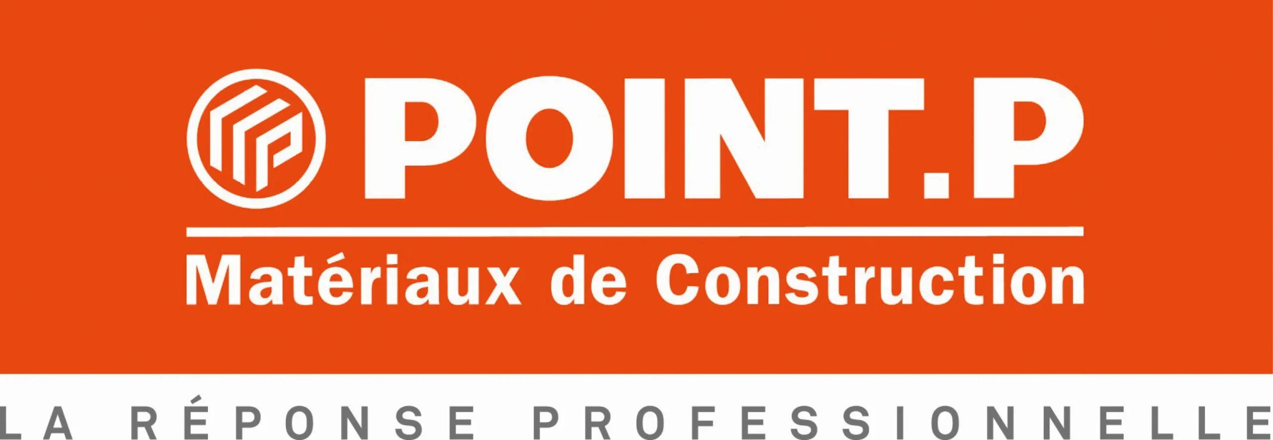 logo Point P partenaire Gesec distributeur matériaux isolation couverture