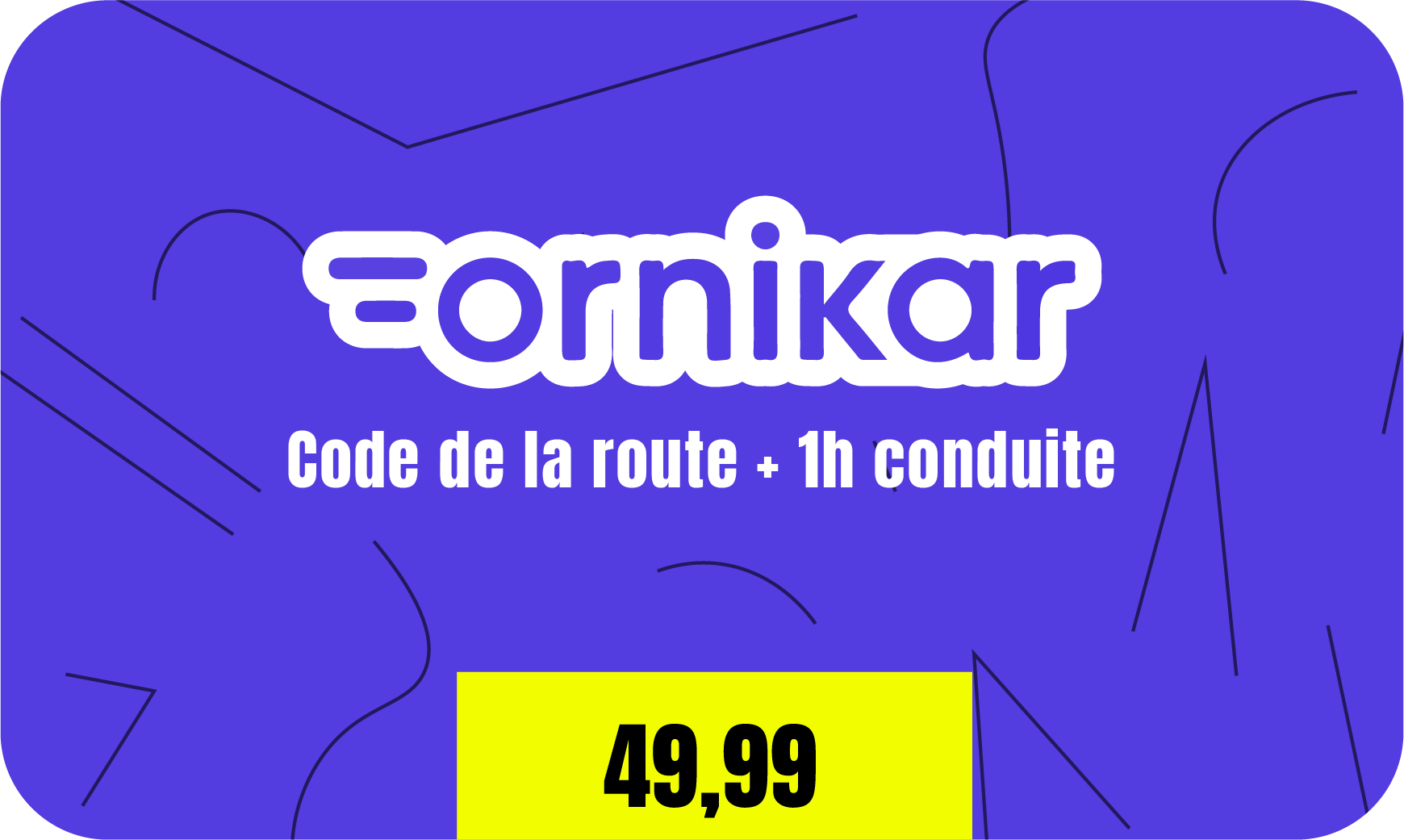 Code de la route + 1h conduite