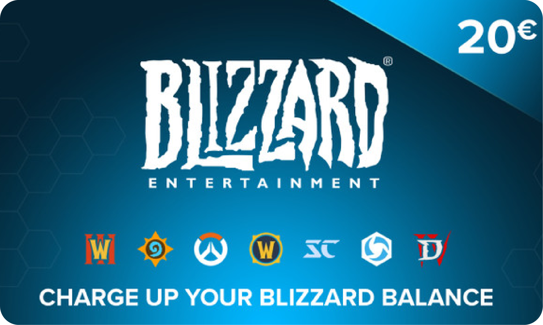 Carte Cadeau Blizzard 20 euros
