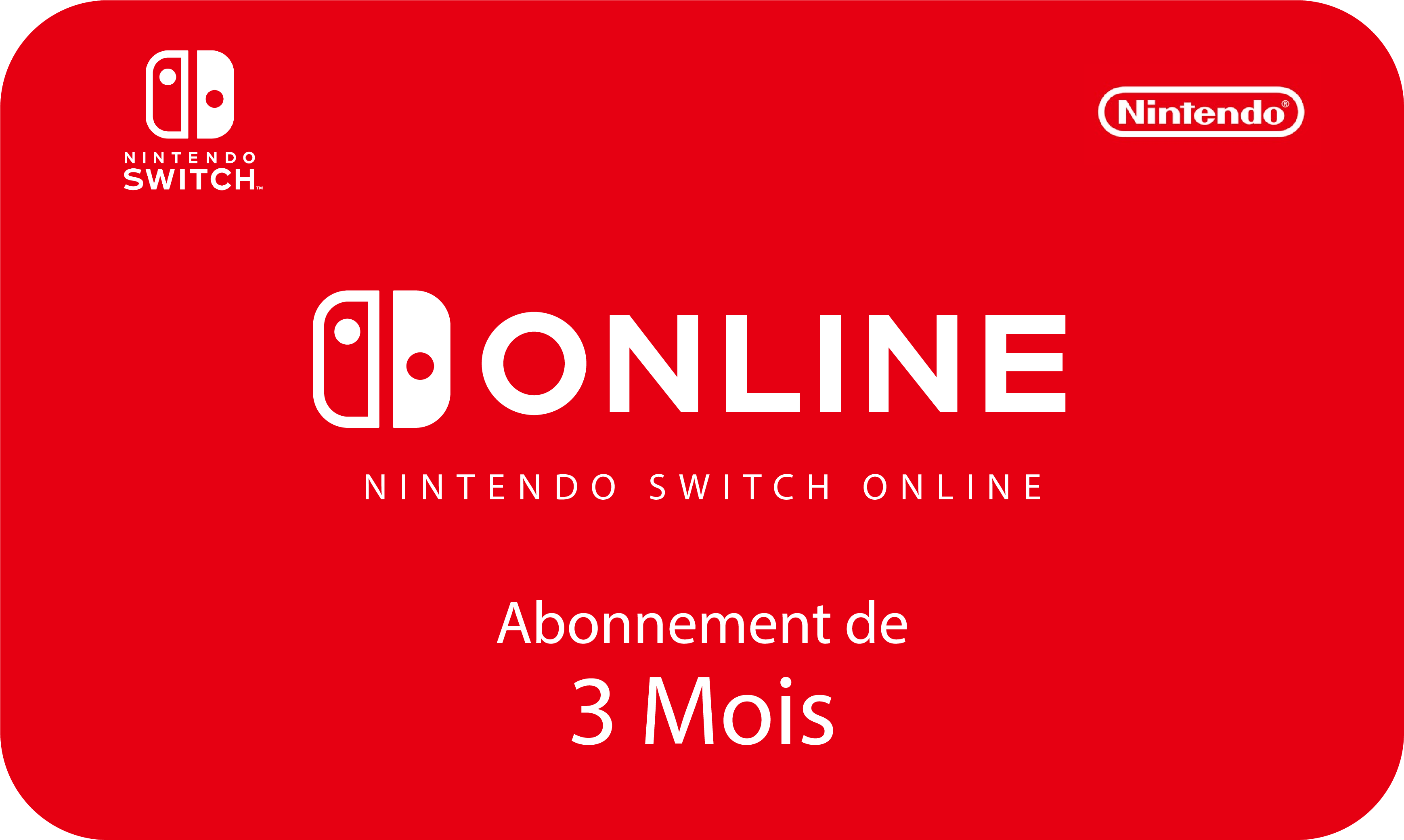 Nintendo Switch Online 3 mois