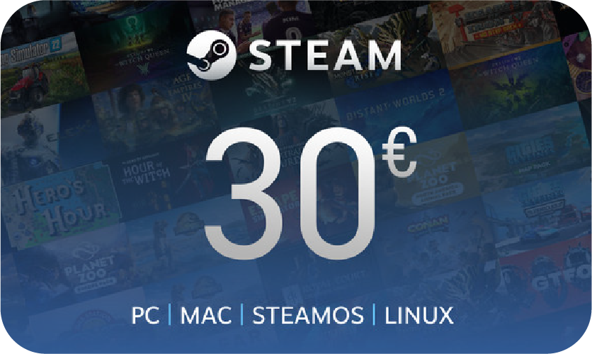 Crédit Steam 30 euros