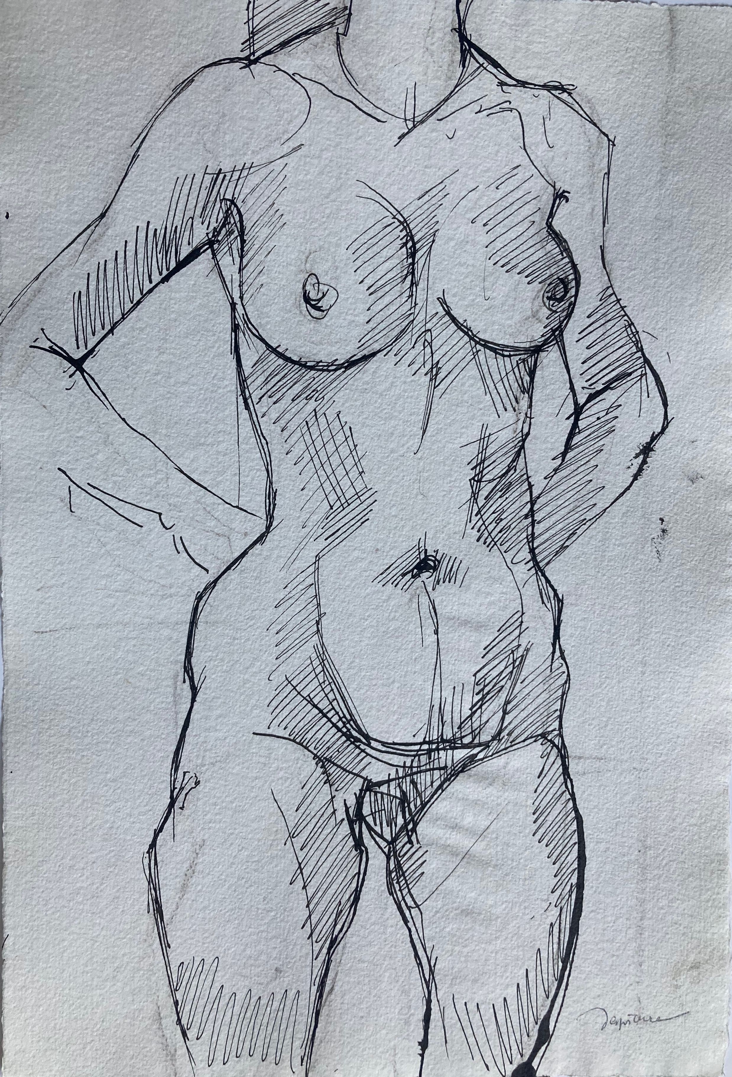 Nu debout, vers 1980, Jacques Despierre (1912-1995)