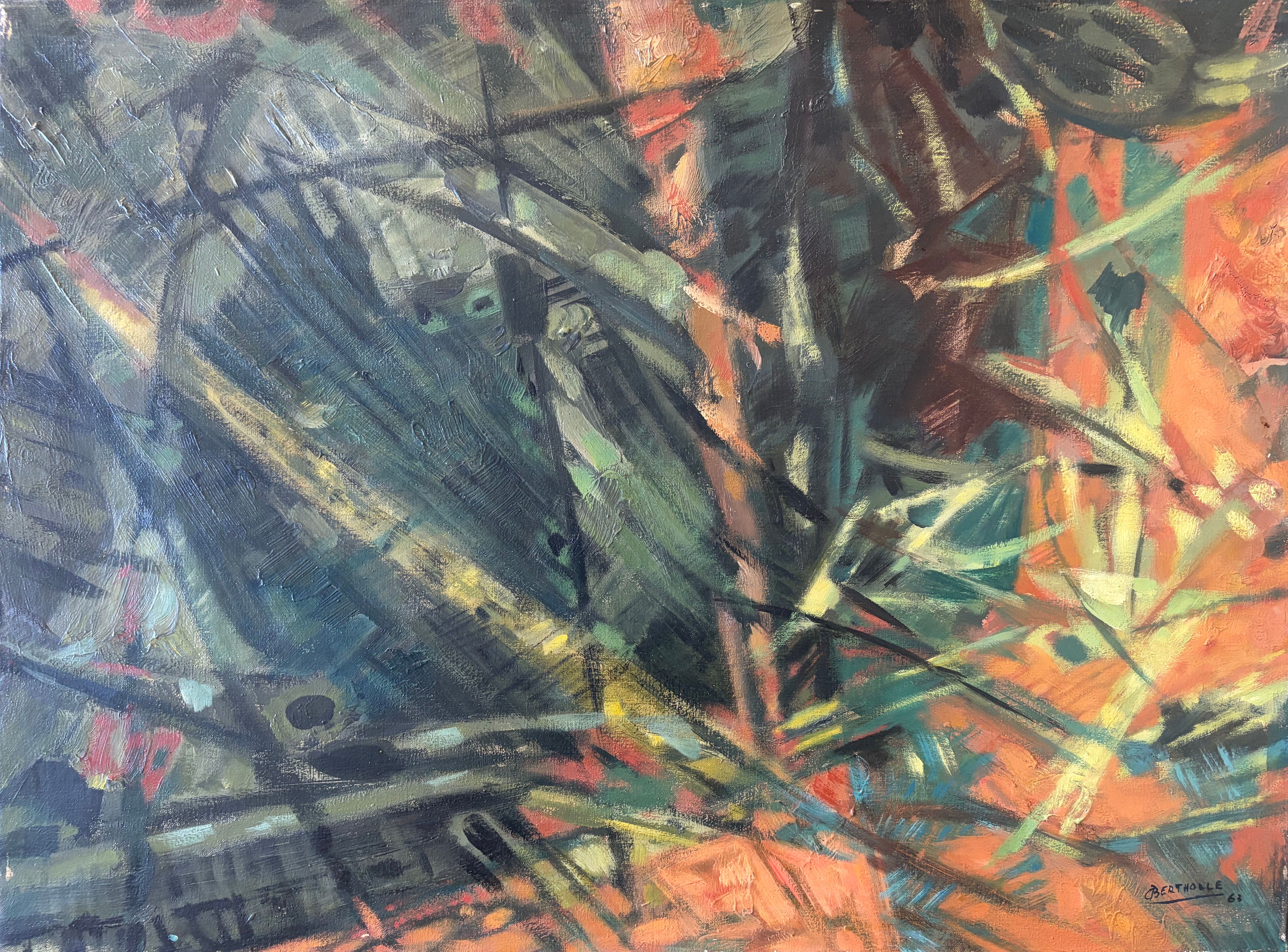 Composition, 1963, Jean Bertholle (1909-1996)