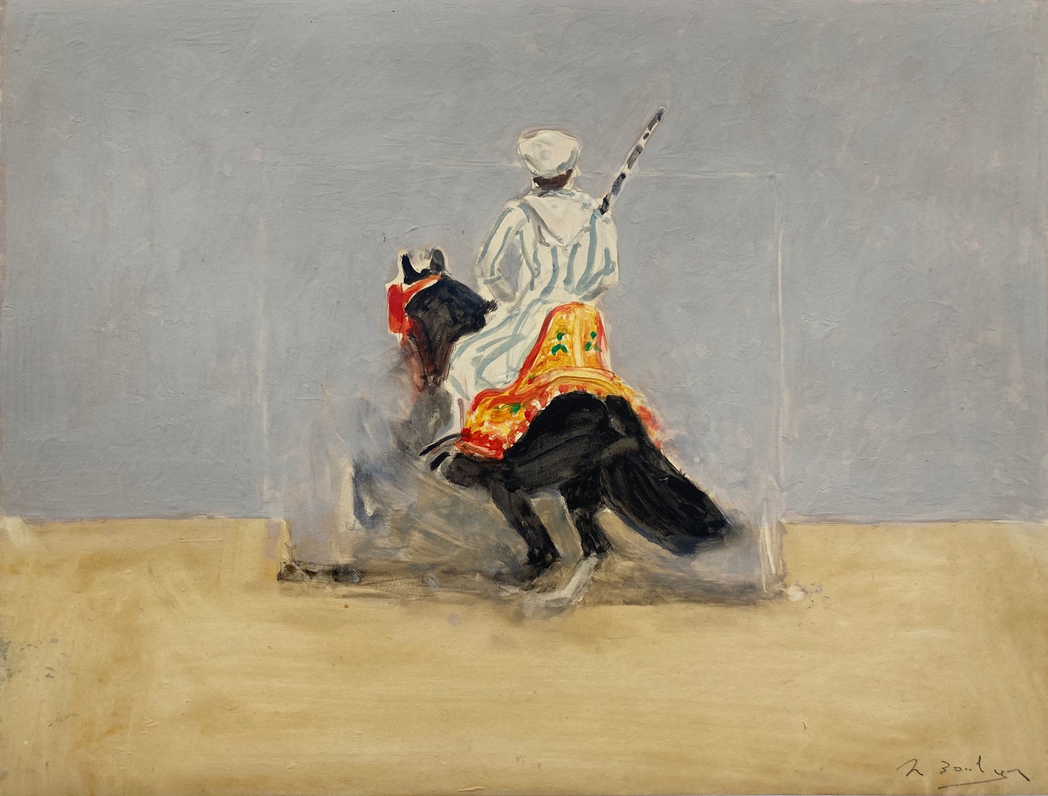 Cavalier Arabe, Antoine de La Boulaye (né en 1951)