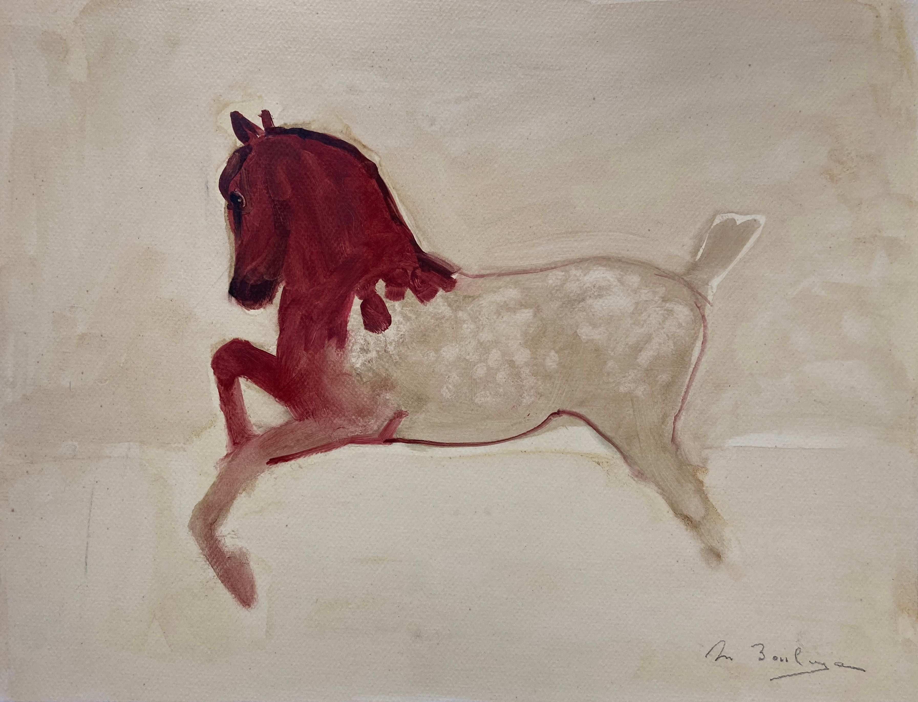 Cheval, Antoine de La Boulaye (né en 1951)
