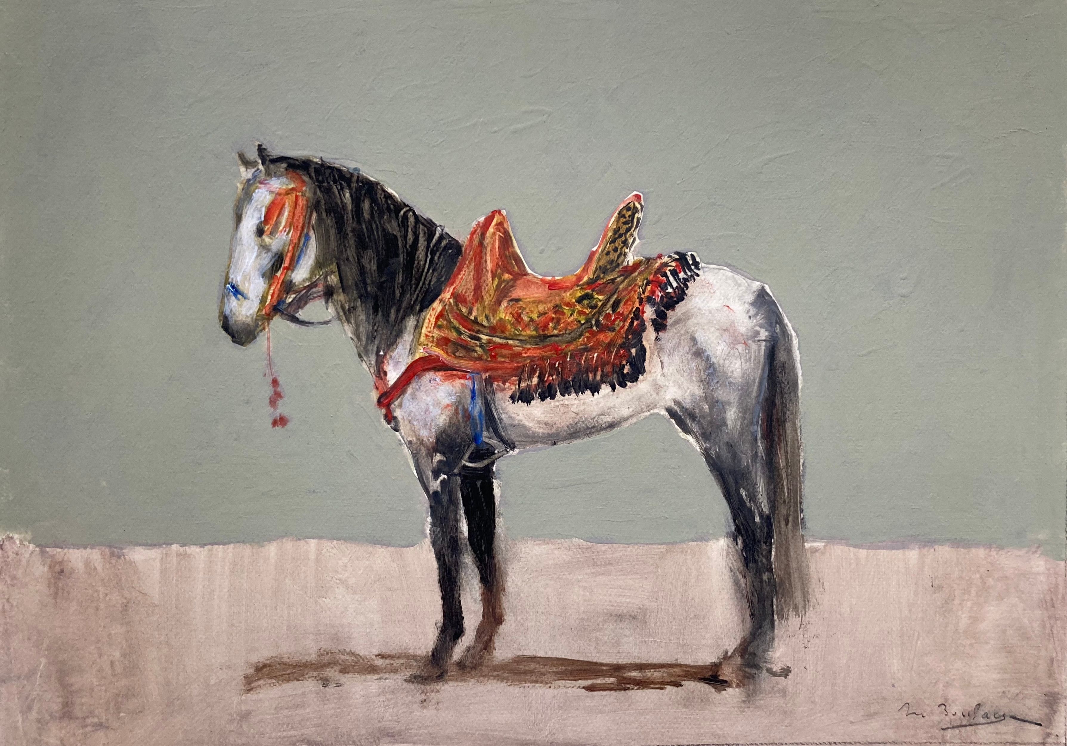 Cheval scellé, Antoine de La Boulaye (né en 1951)