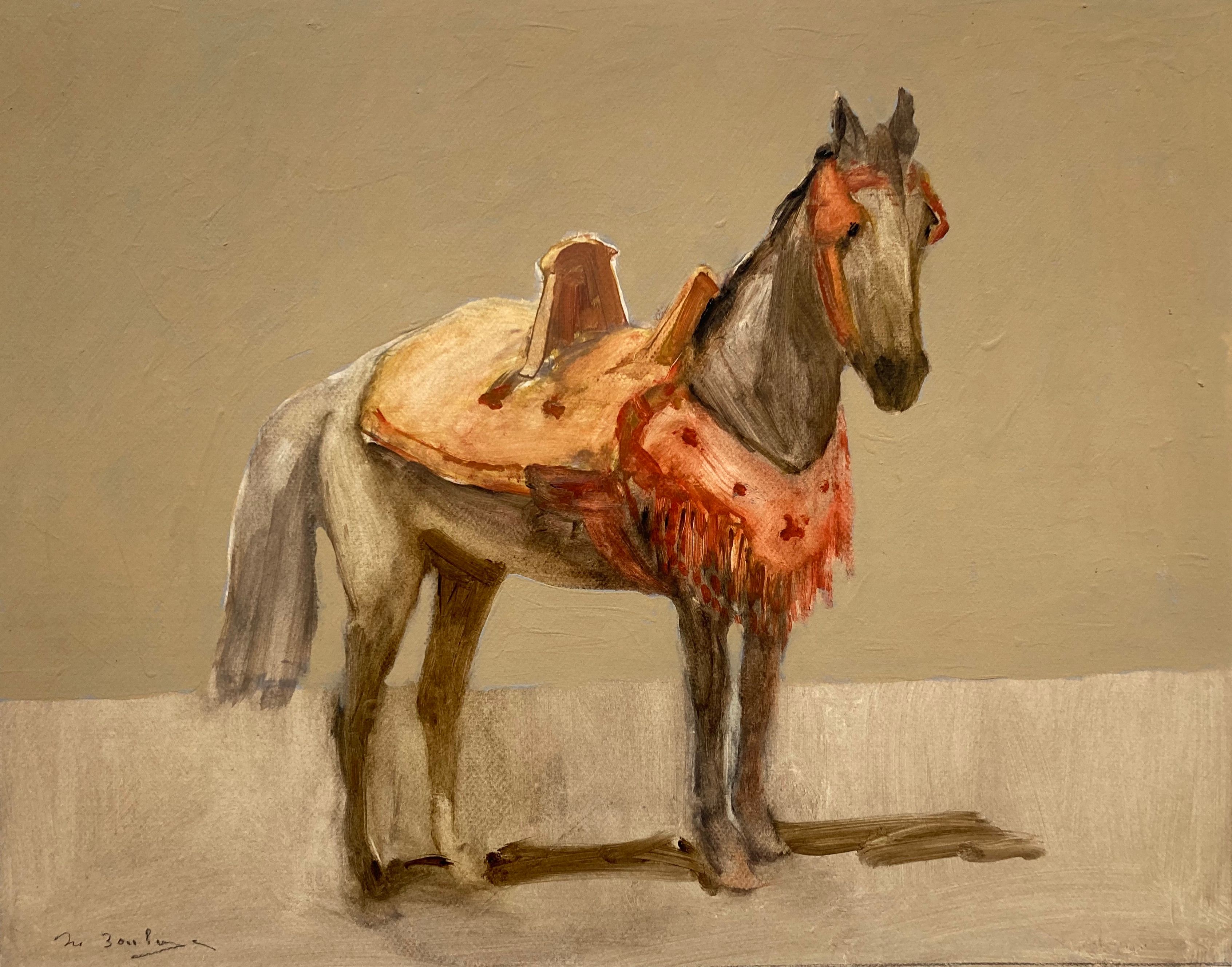 Cheval scellé, Antoine de La Boulaye (né en 1951)