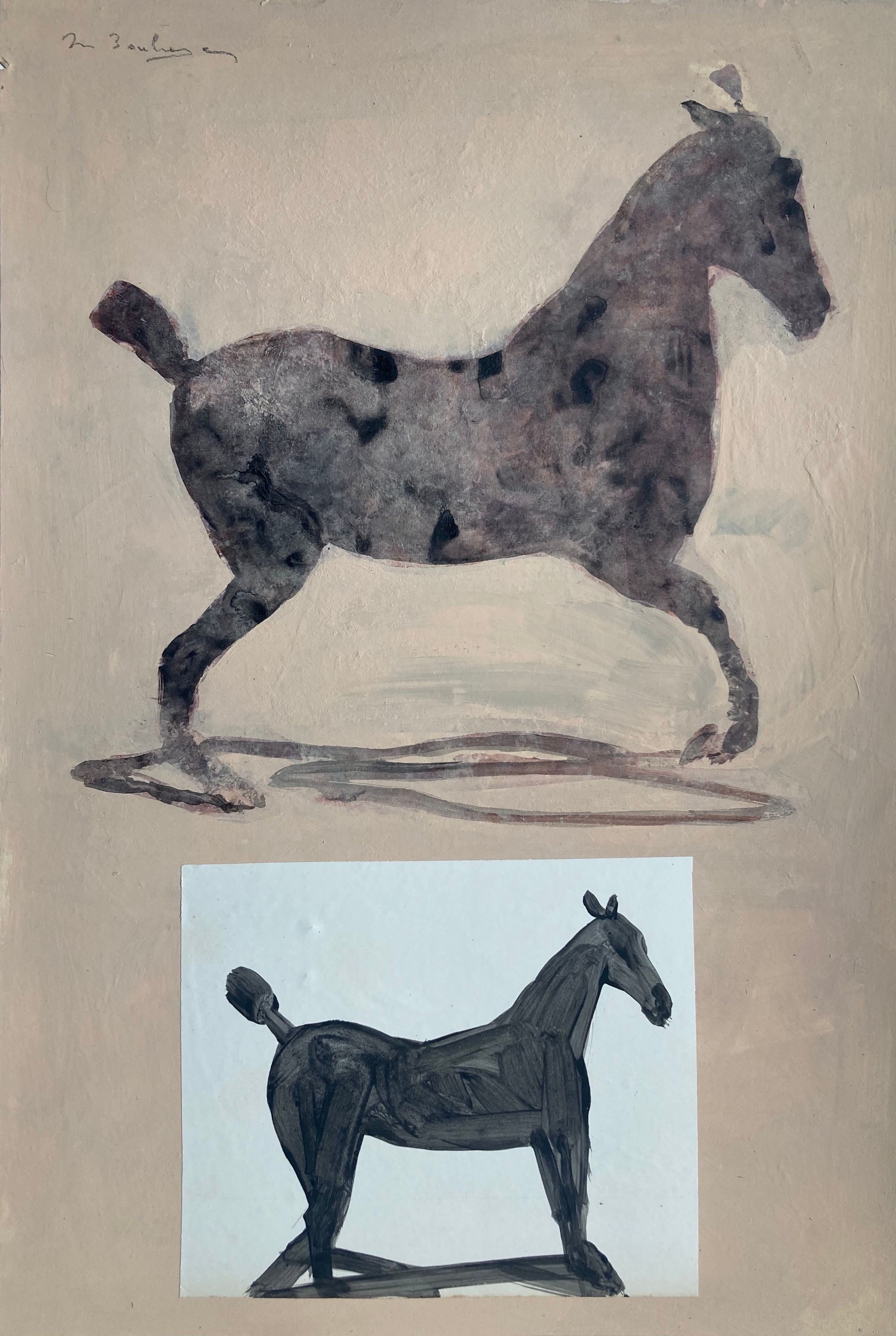 Chevaux, Antoine de La Boulaye (né en 1951)