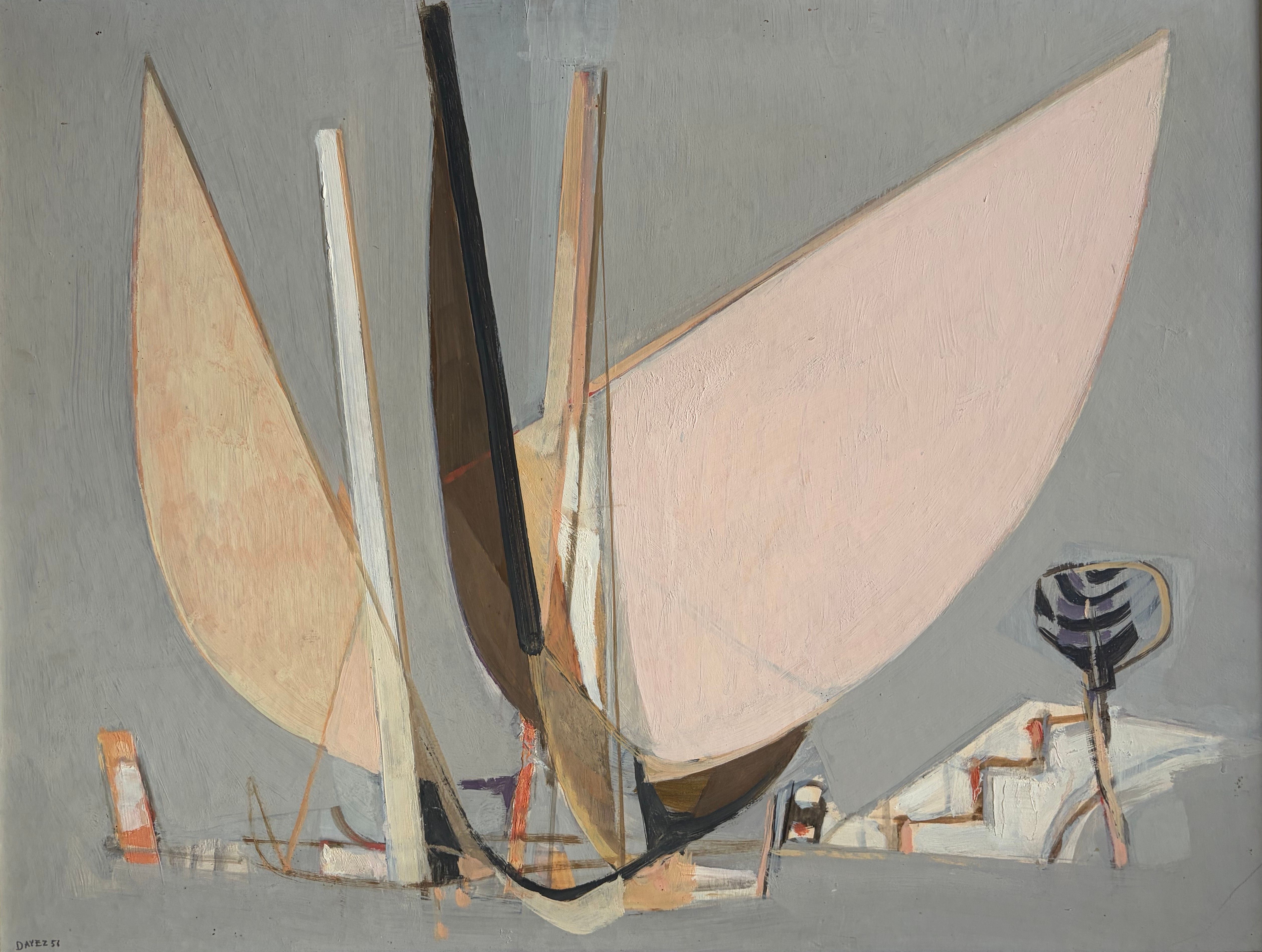 Voilier, 1951, Georges Dayez (1907-1991)