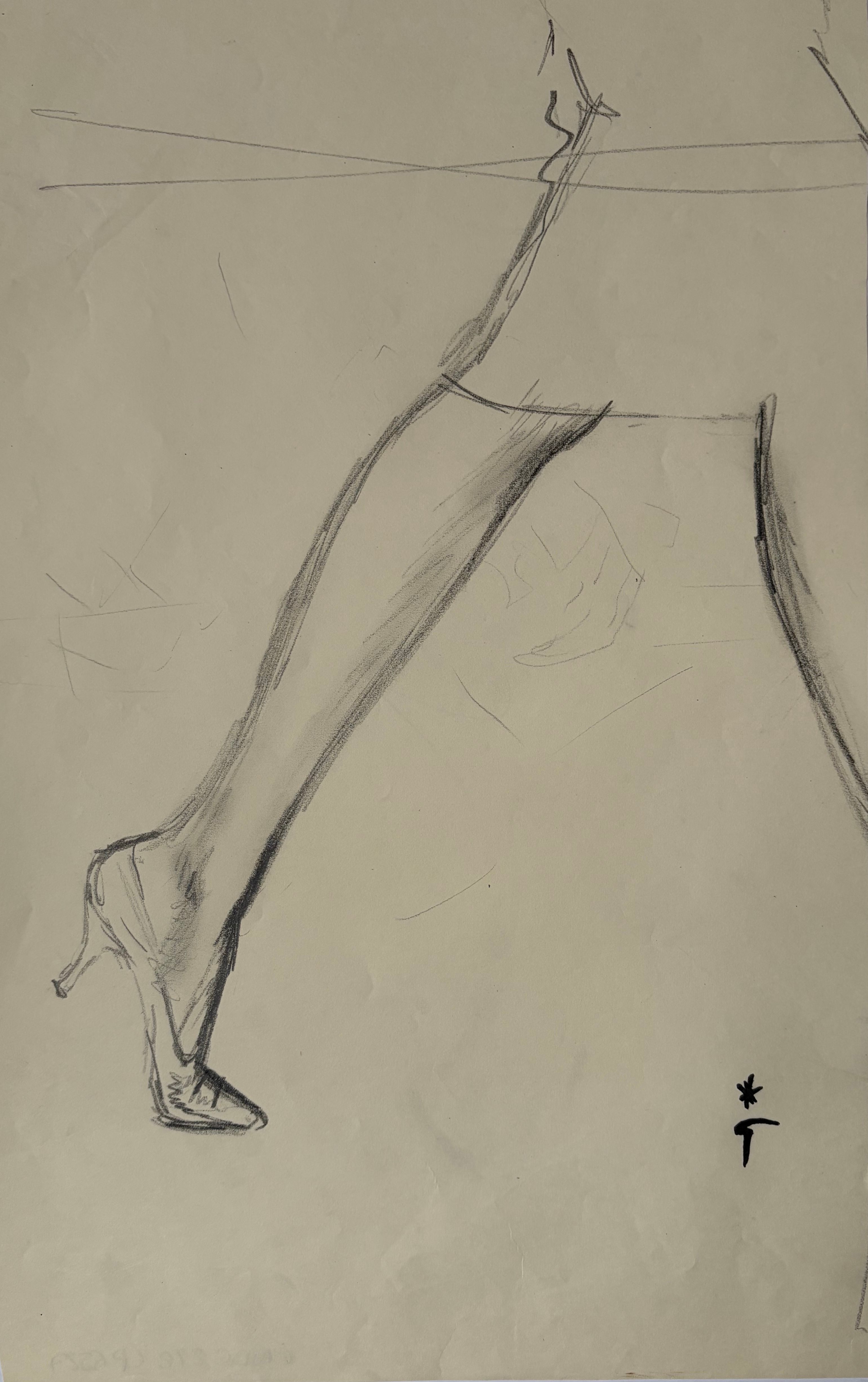 Femme en marche, René Gruau (1909-2004)