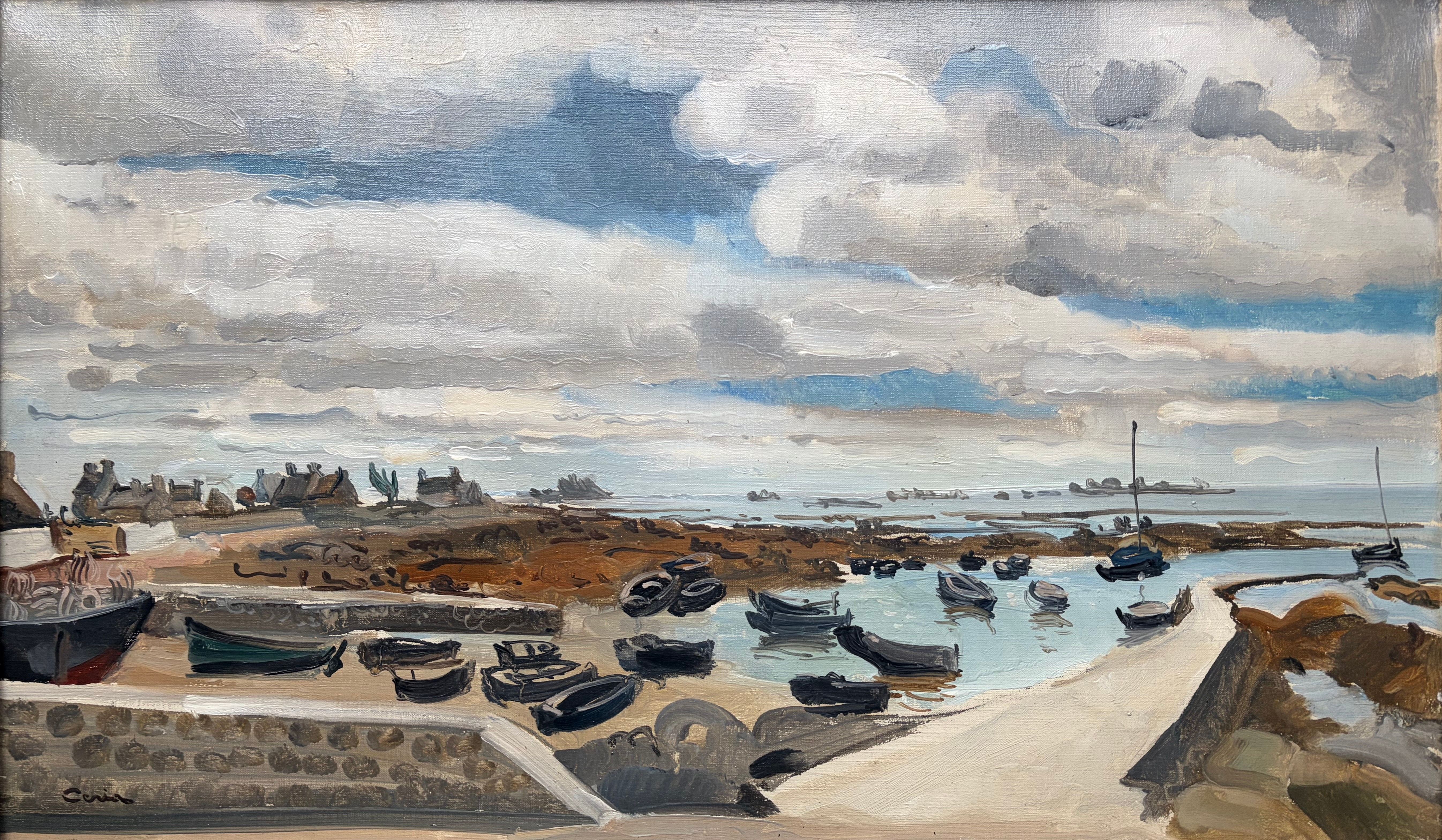 Le Port de Saint Guénolé, Edmond Ceria (1884-1955)