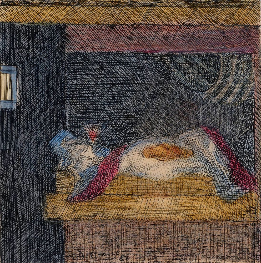 Le pain et le vin, 1982, Jean Bertholle (1909-1996)