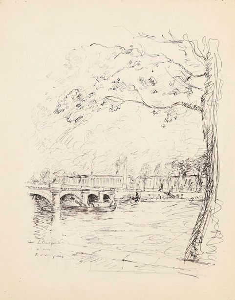 Le pont du Quai d'Orsay, 1937, Henri Lebasque (1865-1937)