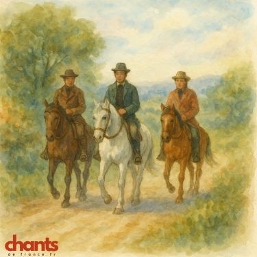 image représentatice de la chanson Obal tra lou castel del rey - Les Trois Cavaliers