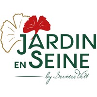 Logo de Jardin en Seine by Service vert