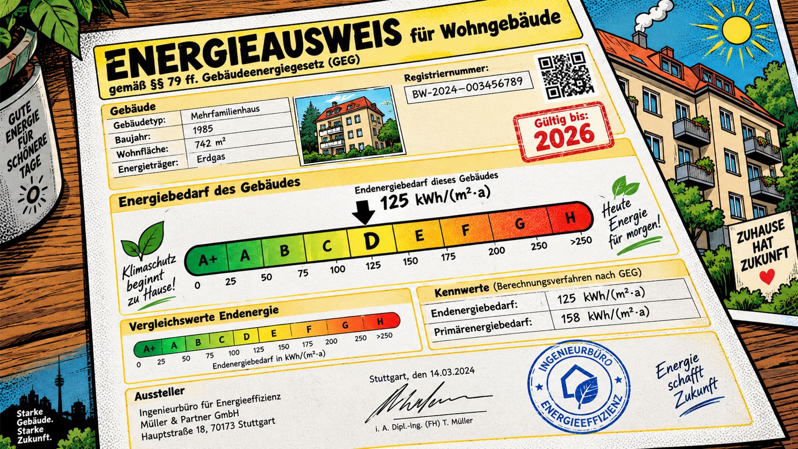 Energieausweis bei Vermietung 2026: Pflicht, Gültigkeit, Anzeigentext