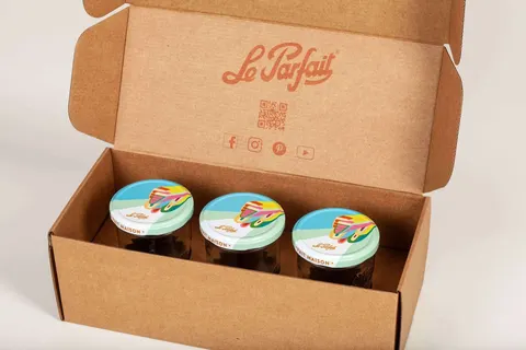 Boîte carton personnalisée à oreilles Le Parfait, fabrication Smartpack