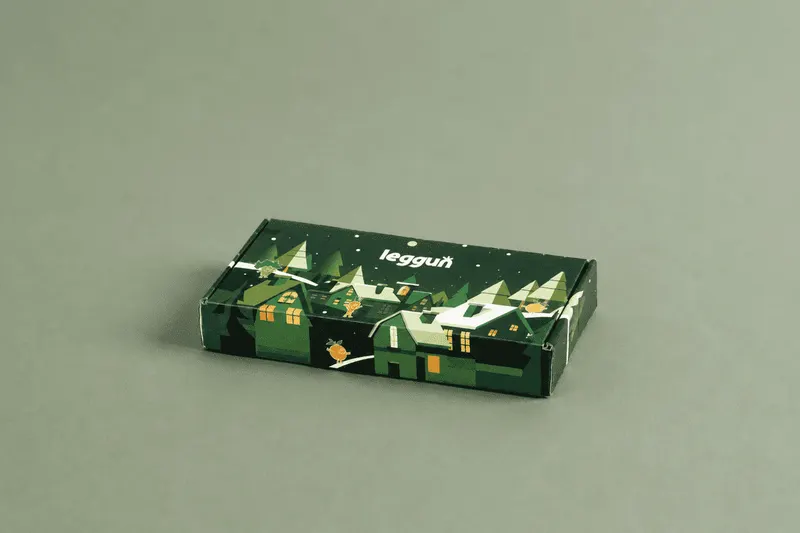 Boîte carton personnalisée à oreilles Leggun, fabrication Smartpack