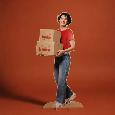 Silhouette carton personnalisée en taille réelle - carton alvéolaire - Smartpack