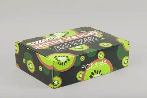 Boîte carton personnalisée à oreilles Pokawa, fabrication Smartpack