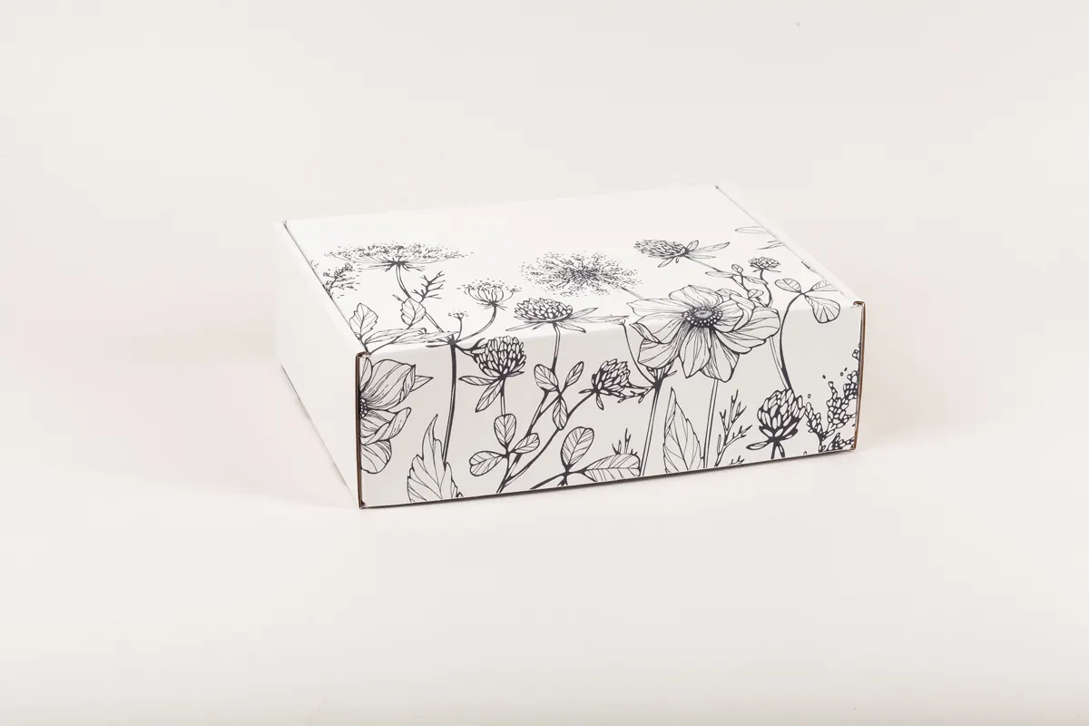 Boîte carton personnalisée à oreilles Prairie, fabrication Smartpack