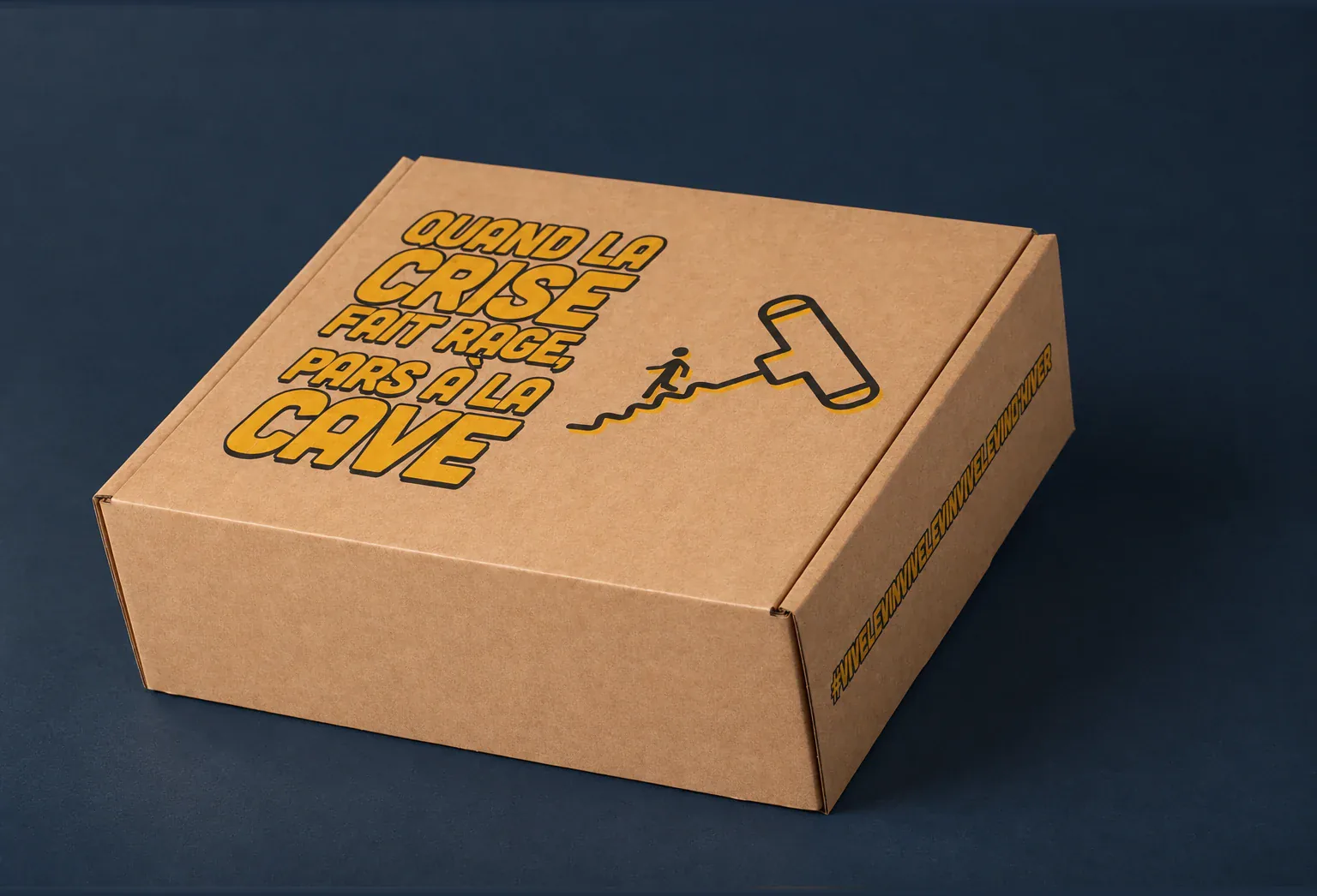 Boîte carton personnalisée à oreilles Les Envahisseurs, fabrication Smartpack