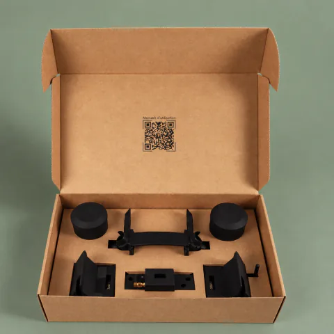 Boîte carton personnalisée à oreilles Flying Eye, fabrication Smartpack