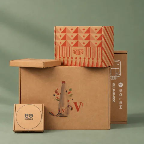 Boîte d'expédition personnalisée, fabrication Smartpack