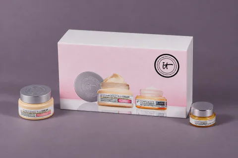 Boîte rigide personnalisée IT Cosmetics, fabrication Smartpack