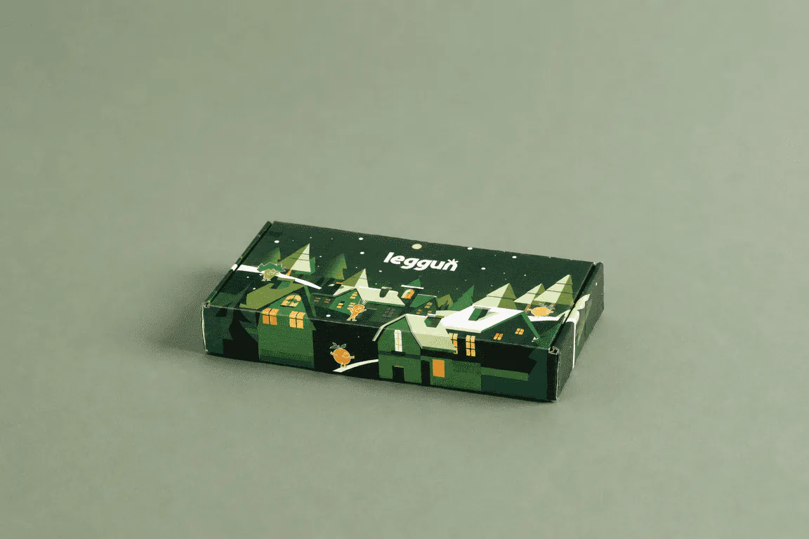 Boîte carton personnalisée à oreilles Leggun, fabrication Smartpack