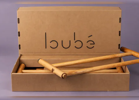 Boîte d'expédition personnalisée Loube, fabrication Smartpack