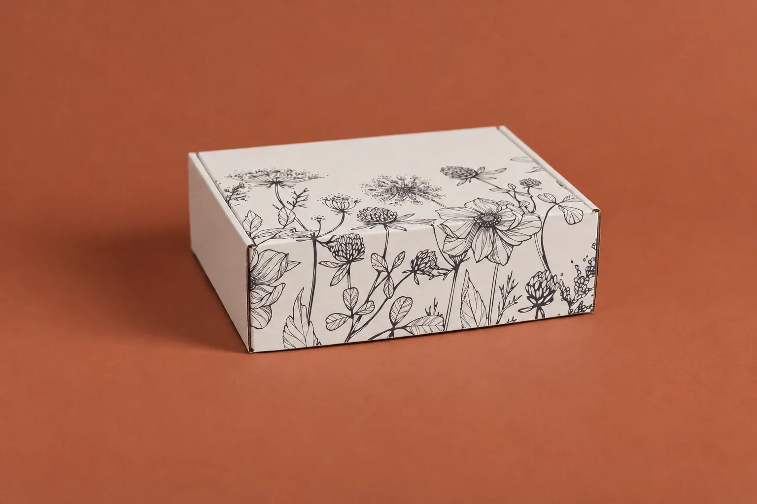 Boîte carton personnalisée à oreilles Prairie, fabrication Smartpack