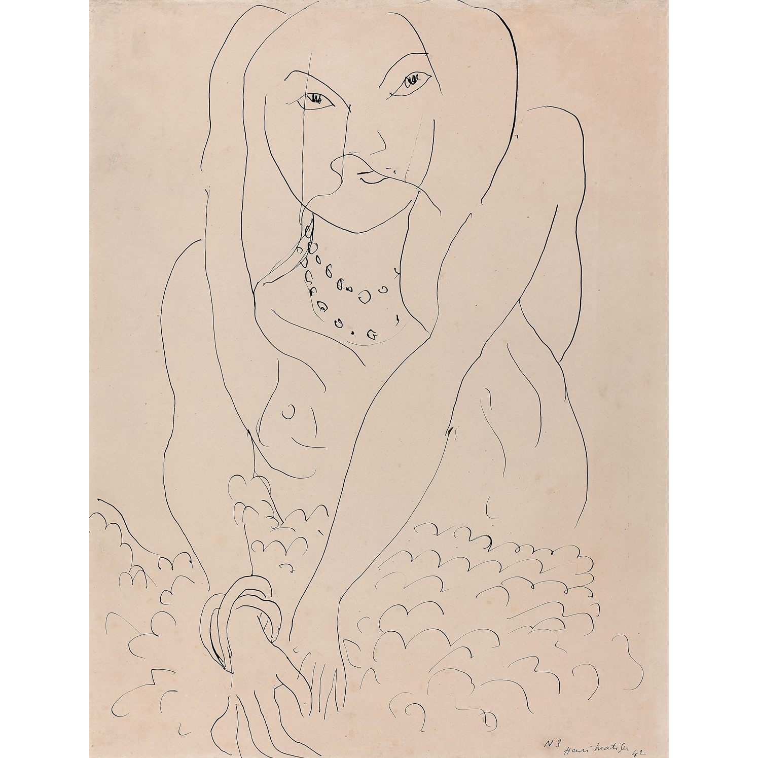 Henri Matisse (1869-1954) Sans titre, 1942