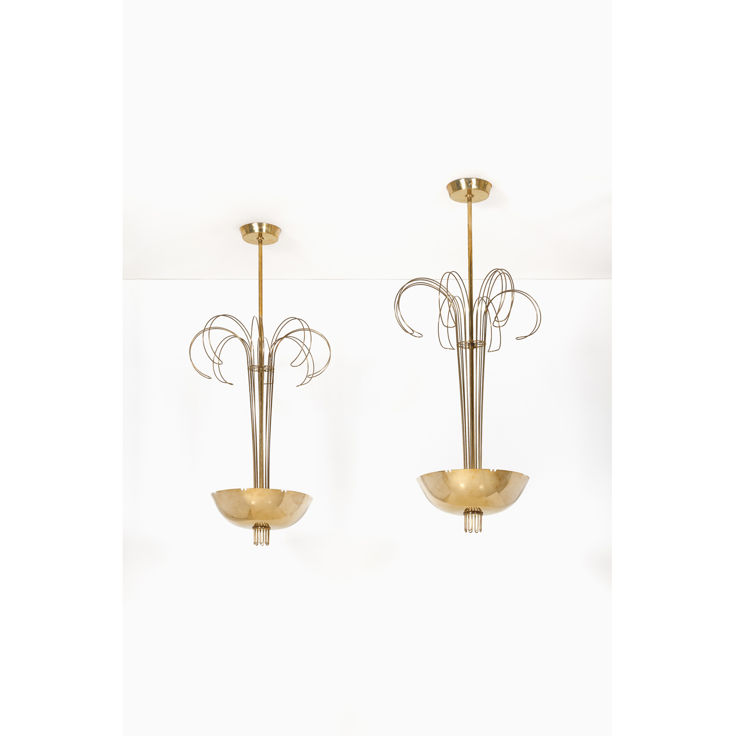 Paavo Tynell (1890-1973) Paire de suspensions