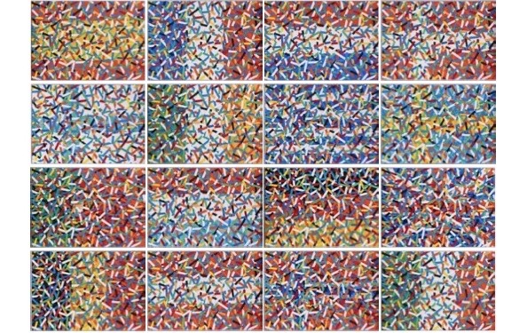 Pavlos (Pavlos Dionyssopoulos, dit) (1930-2019) Seize drapeaux de l'Union Européenne, 1998 Collage de papiers de couleur découpés sur fond de drapeau sur panneau de bois dans Plexiglas Signés et datés en bas à droite Numérotés en bas à gauche : "7/64" 71 × 101 × 4 cm (chaque) Provenance : Atelier de l'artiste Note : Il s'agit d'une série de 64 drapeaux dont les pays représentés sont les suivants : Espagne, Pays- Bas, Irlande, Grèce, Suède, Portugal, Luxembourg, Allemagne, Royaume-Uni, Belgique, Autriche, Norvège, Italie, France, Danemark, Finlande. Un certificat d'authenticité des ayants droit sera remis à l'acquéreur. 15000/20000€